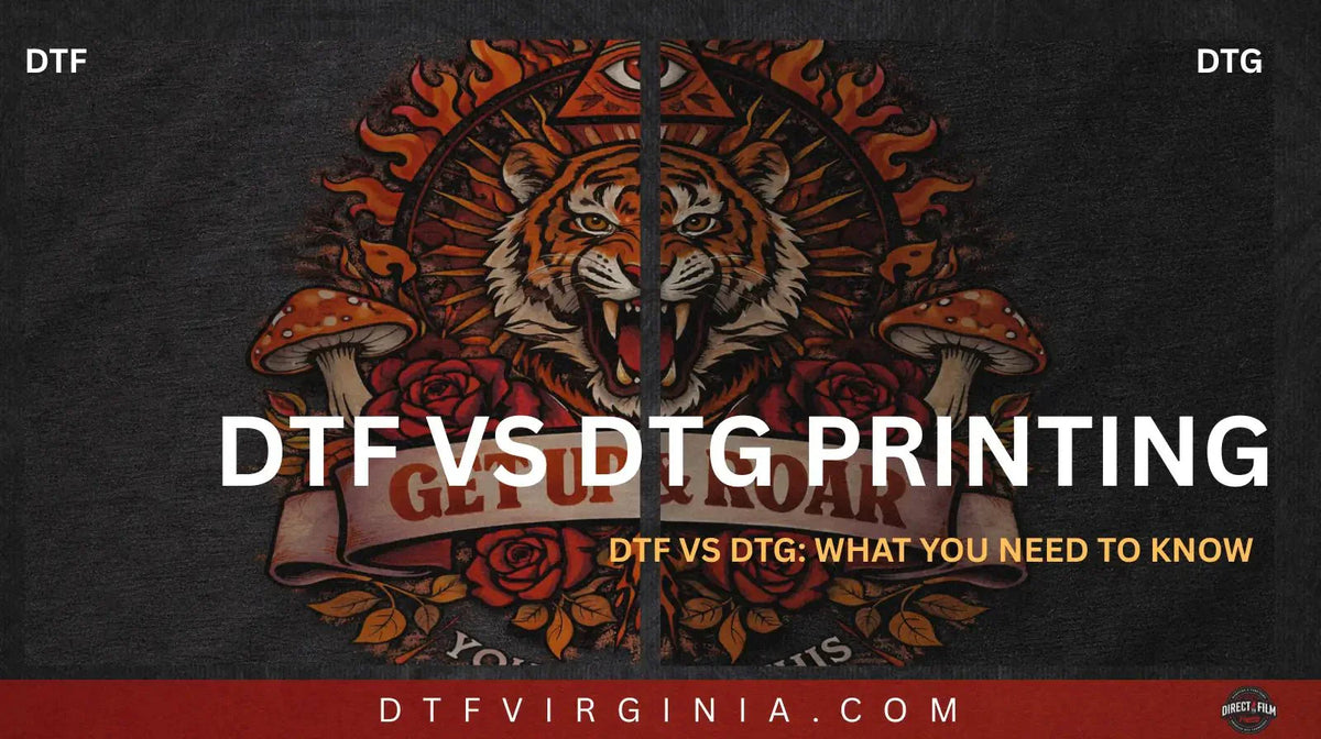 DTF vs DTG Printing in 2025 - DTF Virginia