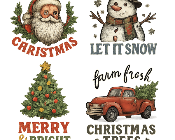 What are the best Christmas DTF transfers for holiday designs?