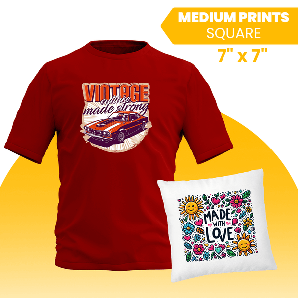 our custom DTF gang sheet service provides vibrant, long-lasting transfers that make your designs stand out.