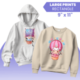 our custom DTF gang sheet service provides vibrant, long-lasting transfers that make your designs stand out.