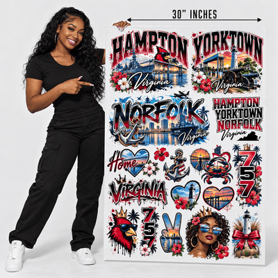 Custom DTF Gang Sheets 30" Builder - DTF Virginia - Gang Sheet