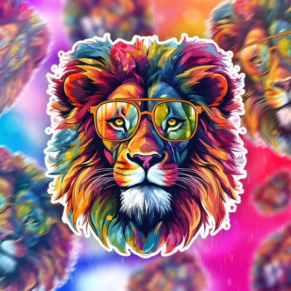 Tiger sticker mockup – custom DTF printed vinyl sticker design from DTF Virginia