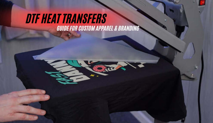 DTF heat transfers for custom apparel