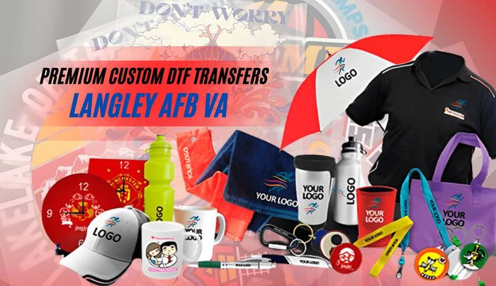 custom DTF transfers Langley AFB