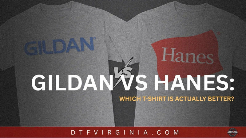 Gildan vs. Hanes: Which T-Shirts Perform Better for Printing? - DTF Virginia
