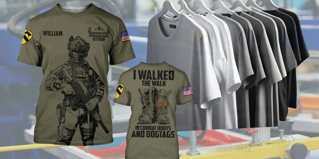 Custom Army T-Shirts at Fort Eustis by a Veteran-Owned Printer - DTF Virginia