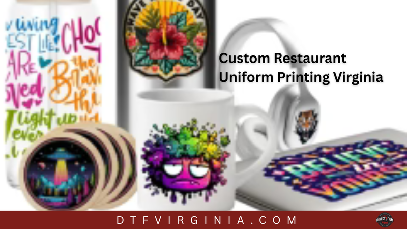 Custom Restaurant Uniform Printing Virginia - DTF Virginia