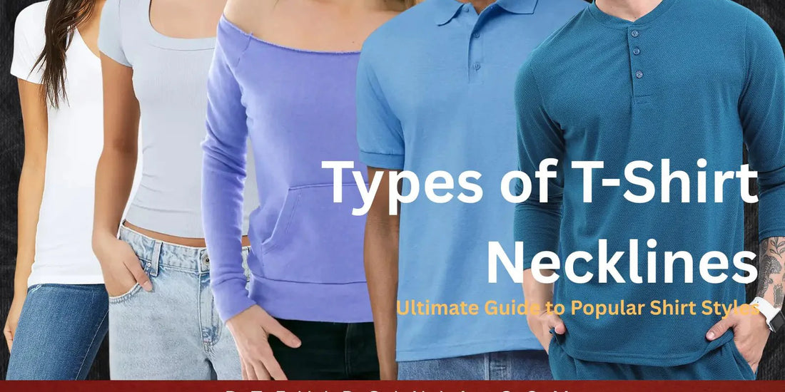 Types of T-Shirt Necklines - DTF Virginia