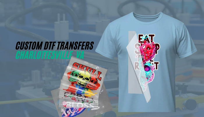 Next-Day DTF Transfers in Charlottesville, VA – Fast, High-Quality Custom Prints