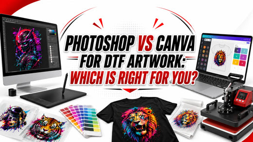 Photoshop vs Canva for DTF Artwork: Which Is Right for You?