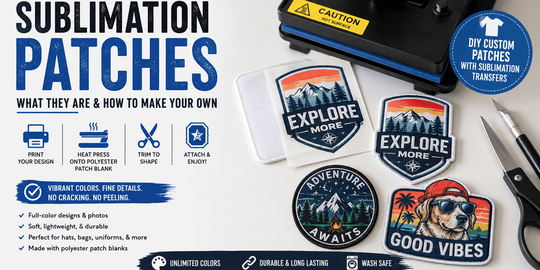 Sublimation Patches: What They Are, How to Make Them & Best Materials to Use - DTF Virginia