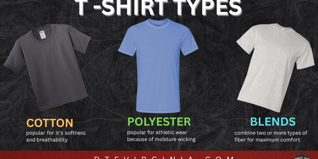 Types of Shirt Material (2025 Guide) - DTF Virginia