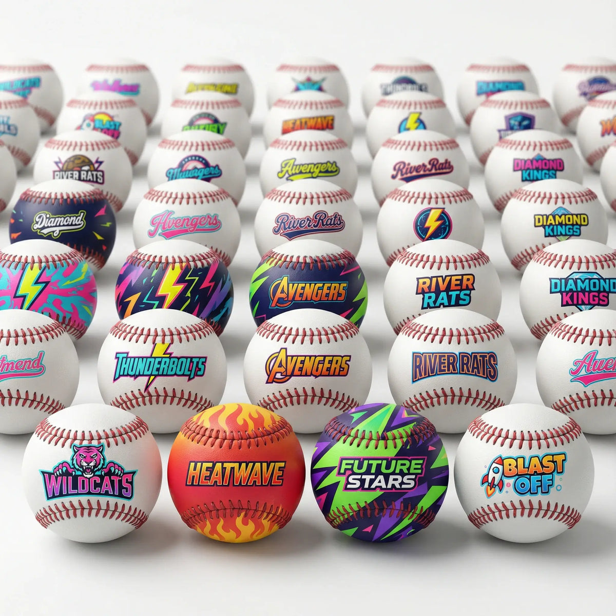 Custom Baseballs - DTF Virginia - 