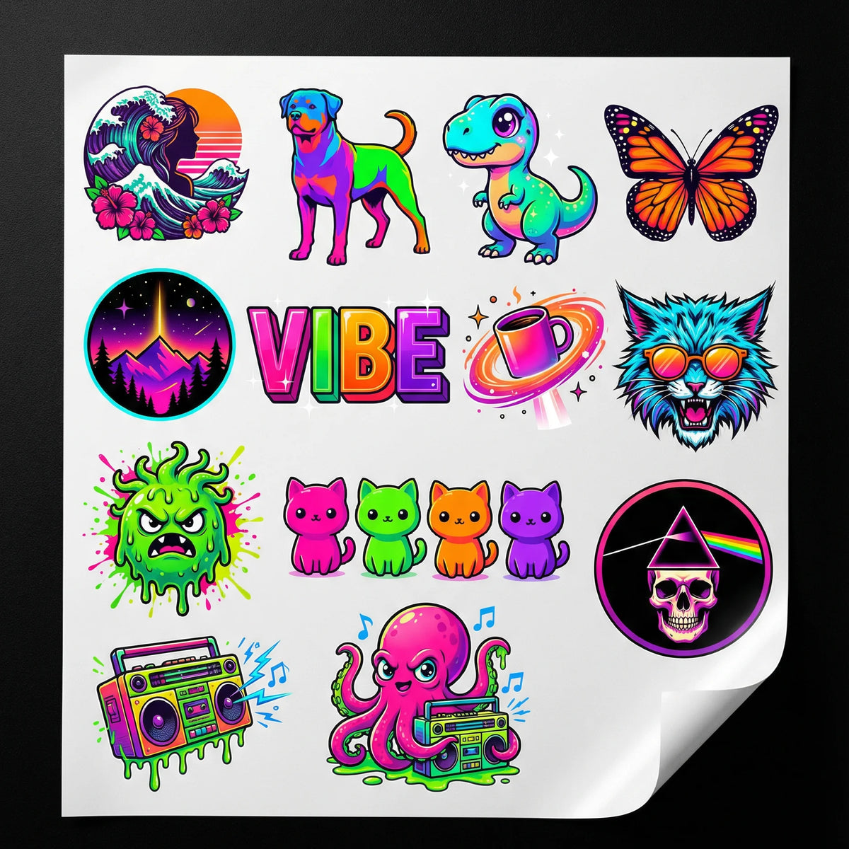 Fluorescent DTF Printing - Bold, Bright, and Stunning - DTF Virginia - Heat Transfer