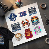 Custom Sublimation Transfers by Size - DTF Virginia - 