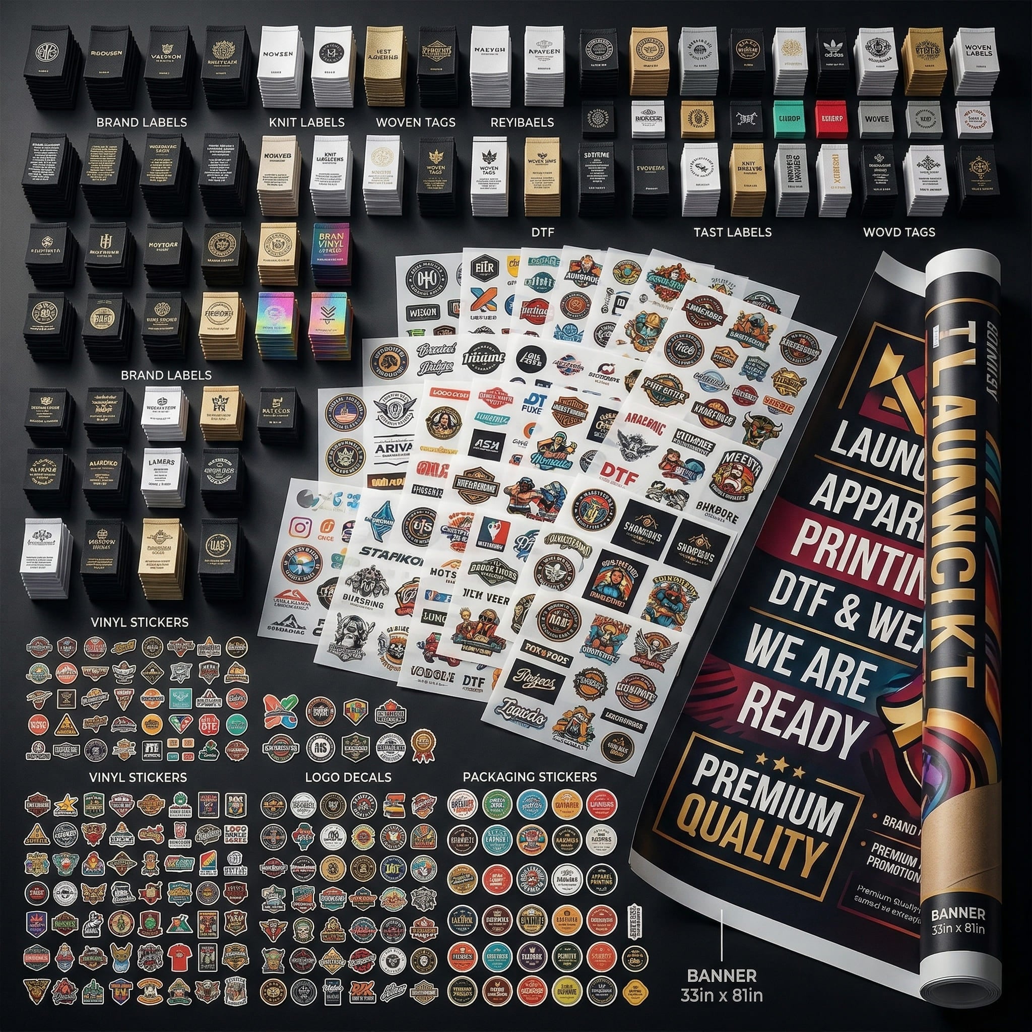 Merch Branding Kit - Brand Business Pack - DTF Virginia - 