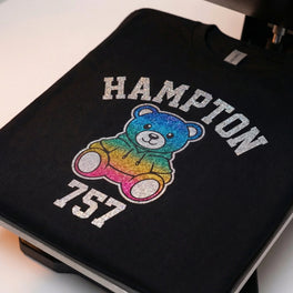 Custom Glitter DTF Transfer by Size - DTF Virginia - 