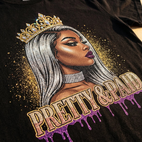 Custom Glitter DTF Transfer by Size - DTF Virginia - 