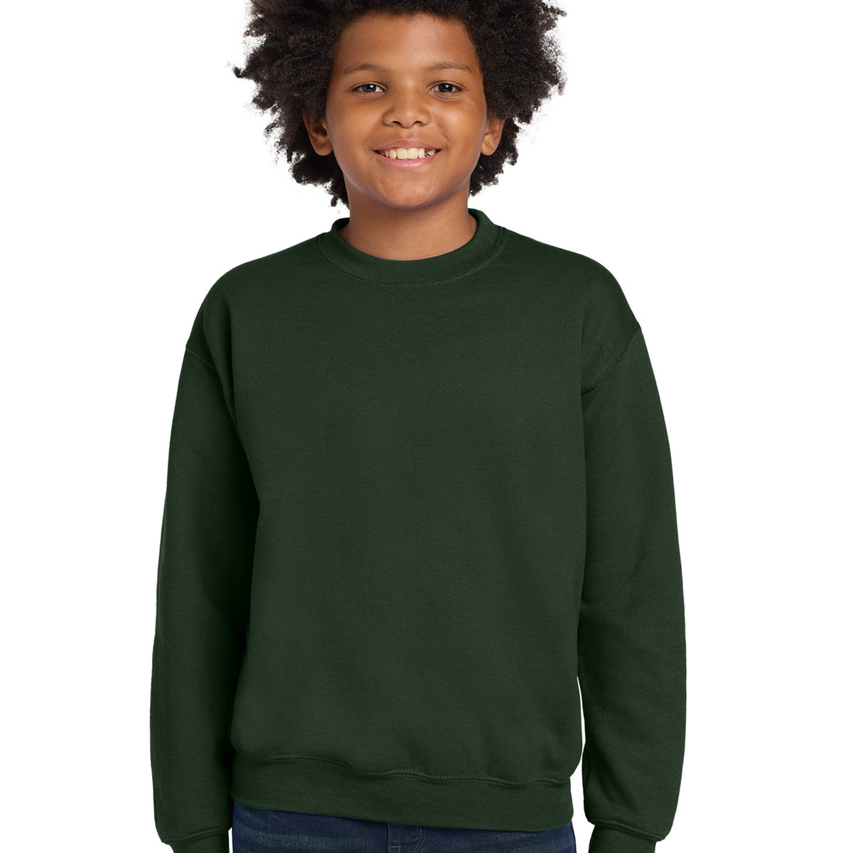Gildan ®  Youth Heavy Blend™ Crewneck Sweatshirt.  18000B