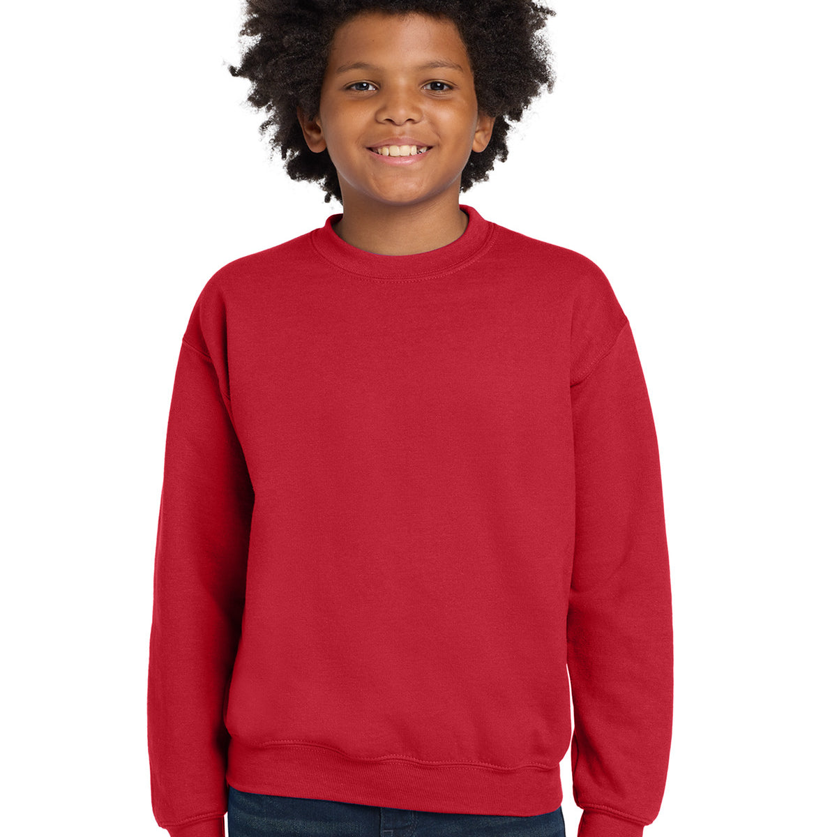 Gildan ®  Youth Heavy Blend™ Crewneck Sweatshirt.  18000B