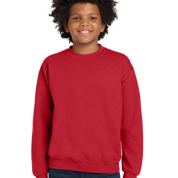 Gildan ®  Youth Heavy Blend™ Crewneck Sweatshirt.  18000B