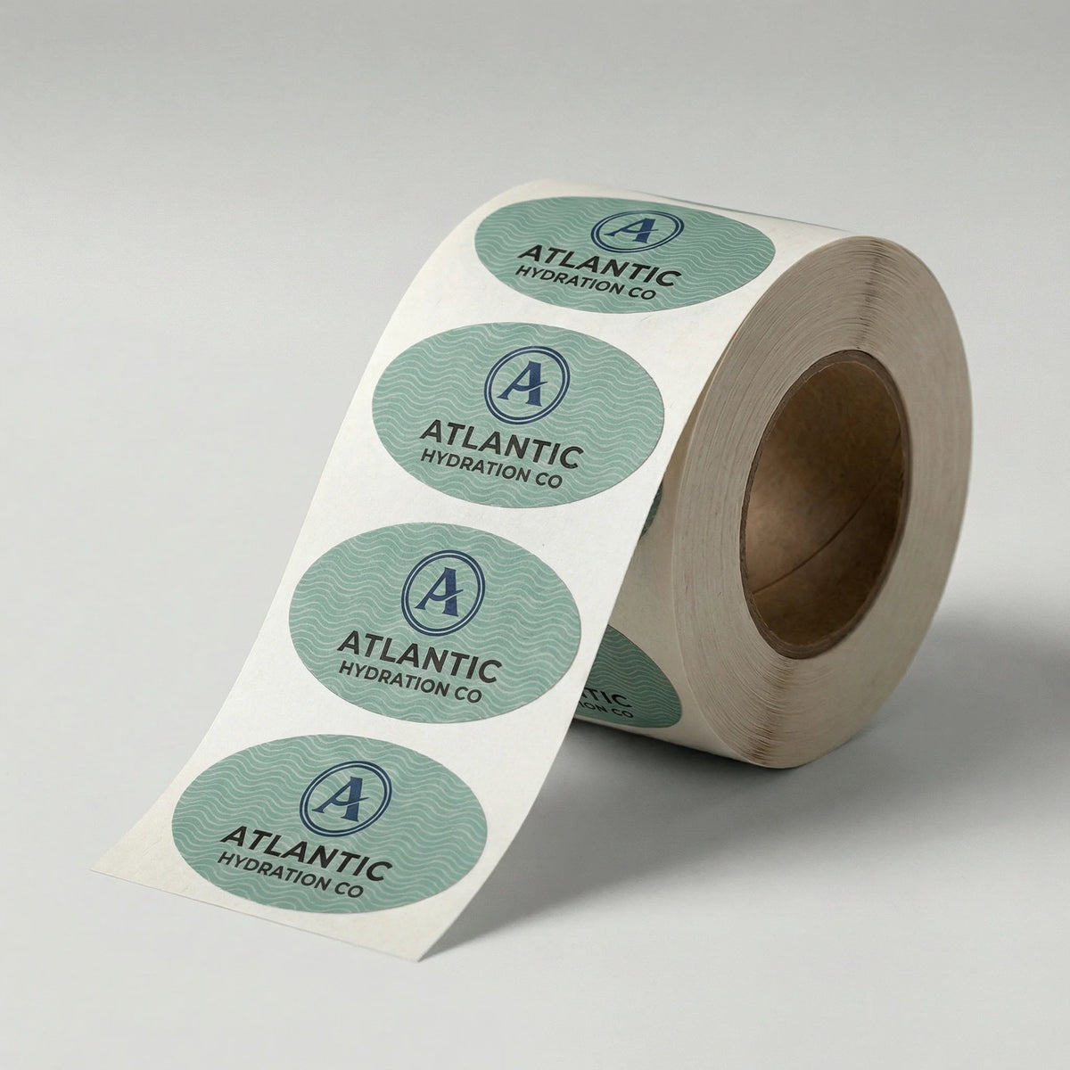 Oval Paper Roll Labels