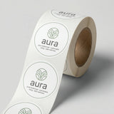 Circle Paper Roll Labels