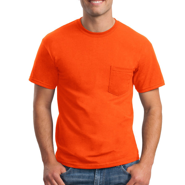 Gildan ®  - Ultra Cotton ®  100% US Cotton T-Shirt with Pocket.  2300