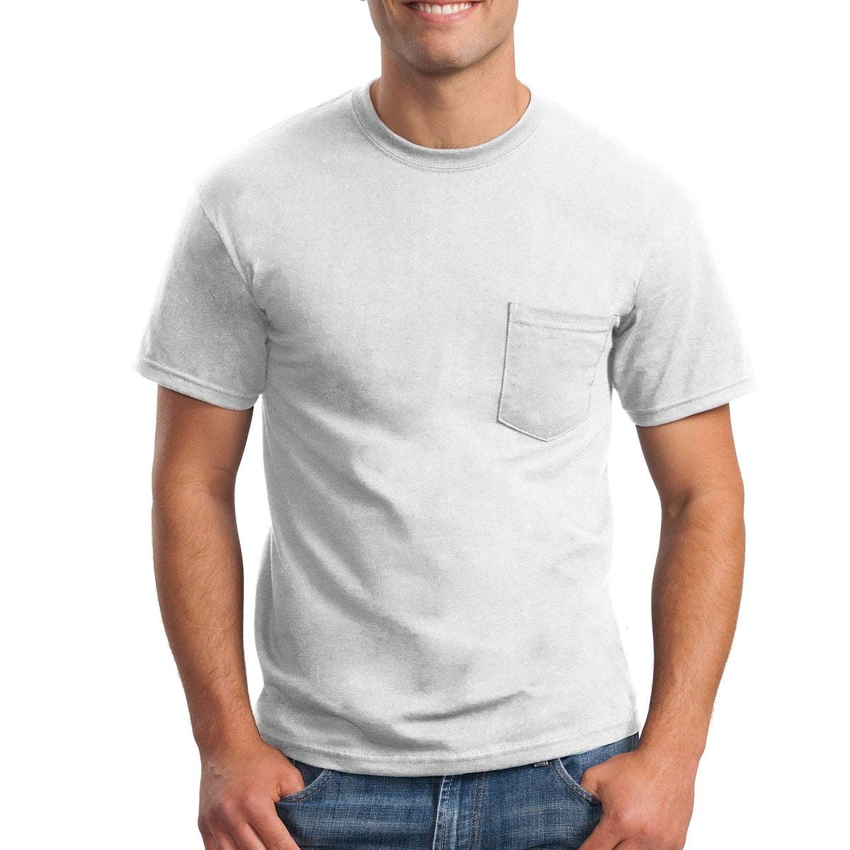 Gildan ®  - Ultra Cotton ®  100% US Cotton T-Shirt with Pocket.  2300
