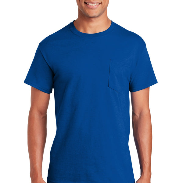 Gildan ®  - Ultra Cotton ®  100% US Cotton T-Shirt with Pocket.  2300