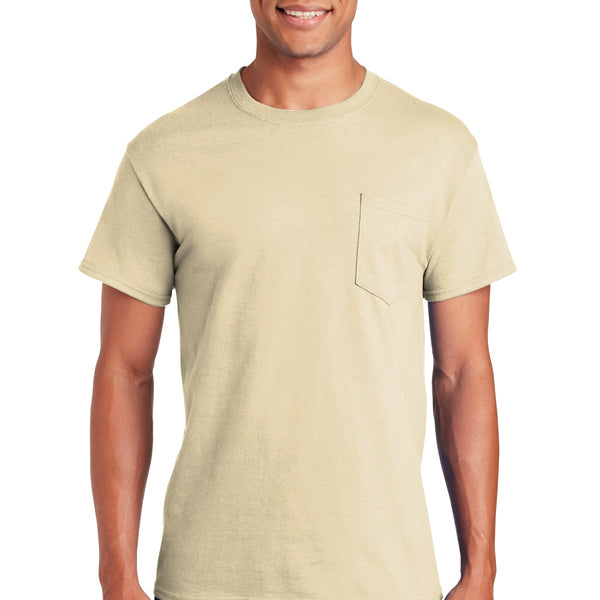 Gildan ®  - Ultra Cotton ®  100% US Cotton T-Shirt with Pocket.  2300