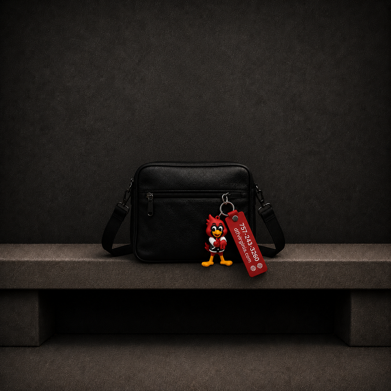 Cardinal Bird Keychain