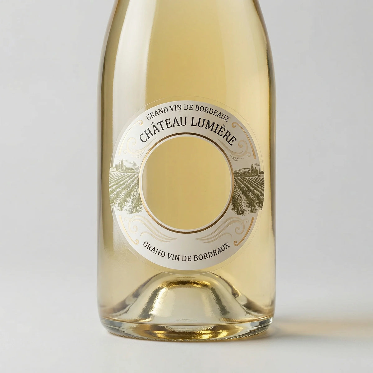 Bottle of Château Lumérie Grand Vin de Bordeaux on a white background