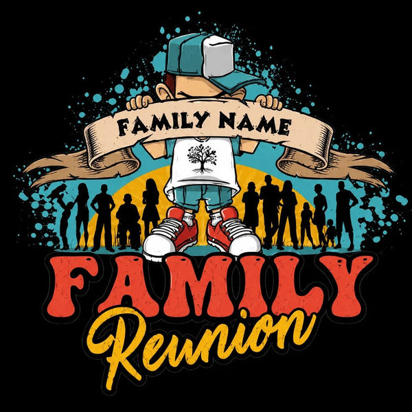 Custom Family Reunion Shirts - DTF Virginia - T-Shirts