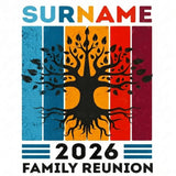 Custom Family Reunion Shirts - DTF Virginia - T-Shirts