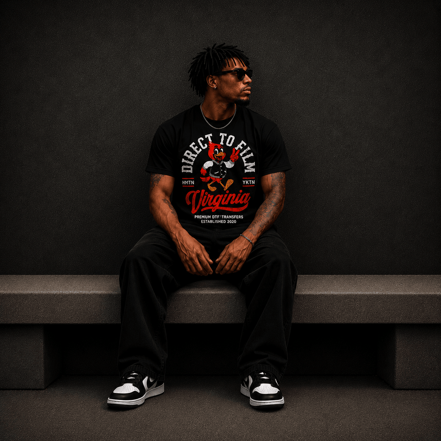 Cardinal Bird T-Shirt - DTF Virginia - T-Shirts