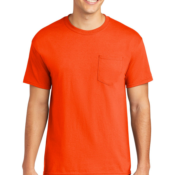 Gildan  ®  Heavy Cotton  ™  100% Cotton Pocket T-Shirt. 5300
