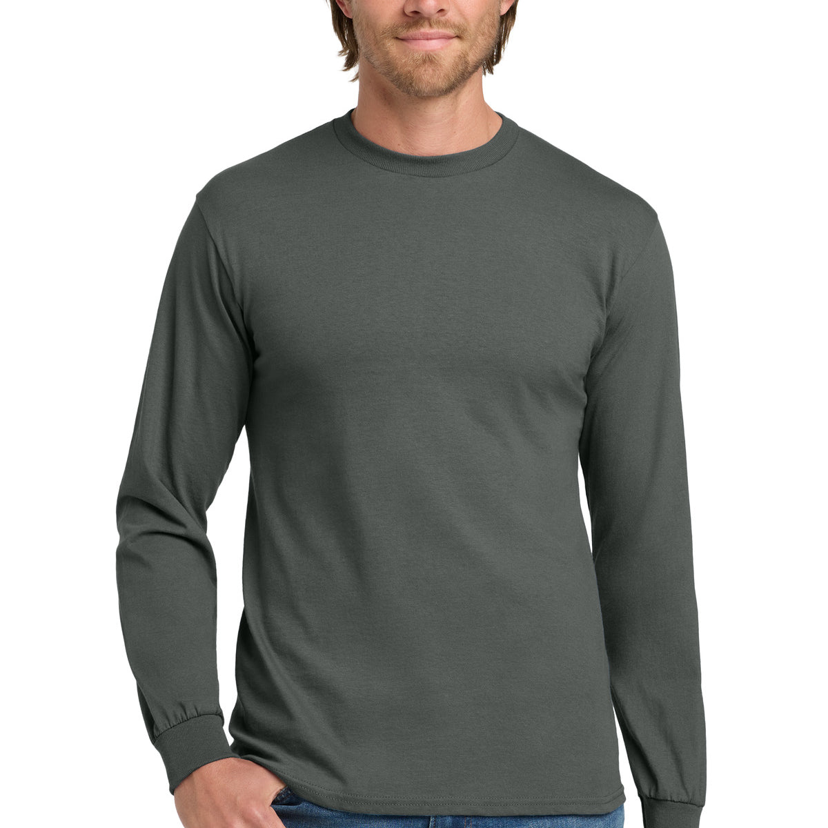 Gildan ®  - Heavy Cotton ™  100% Cotton Long Sleeve T-Shirt.  5400