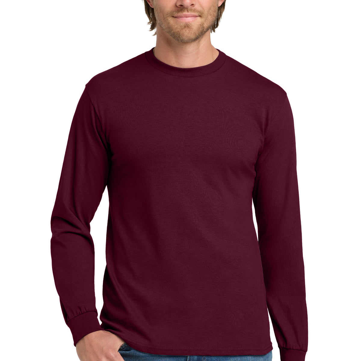 Gildan ®  - Heavy Cotton ™  100% Cotton Long Sleeve T-Shirt.  5400