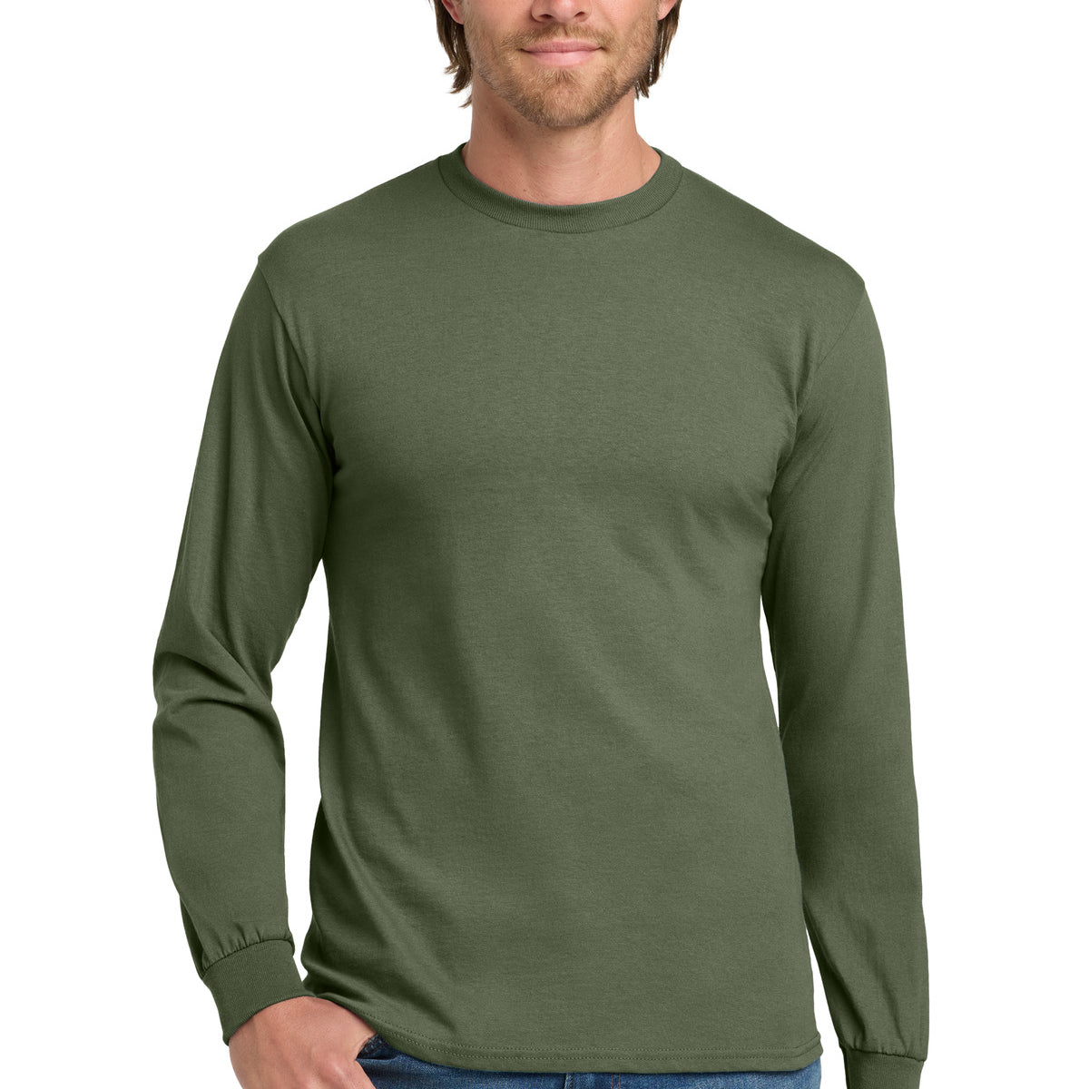 Gildan ®  - Heavy Cotton ™  100% Cotton Long Sleeve T-Shirt.  5400