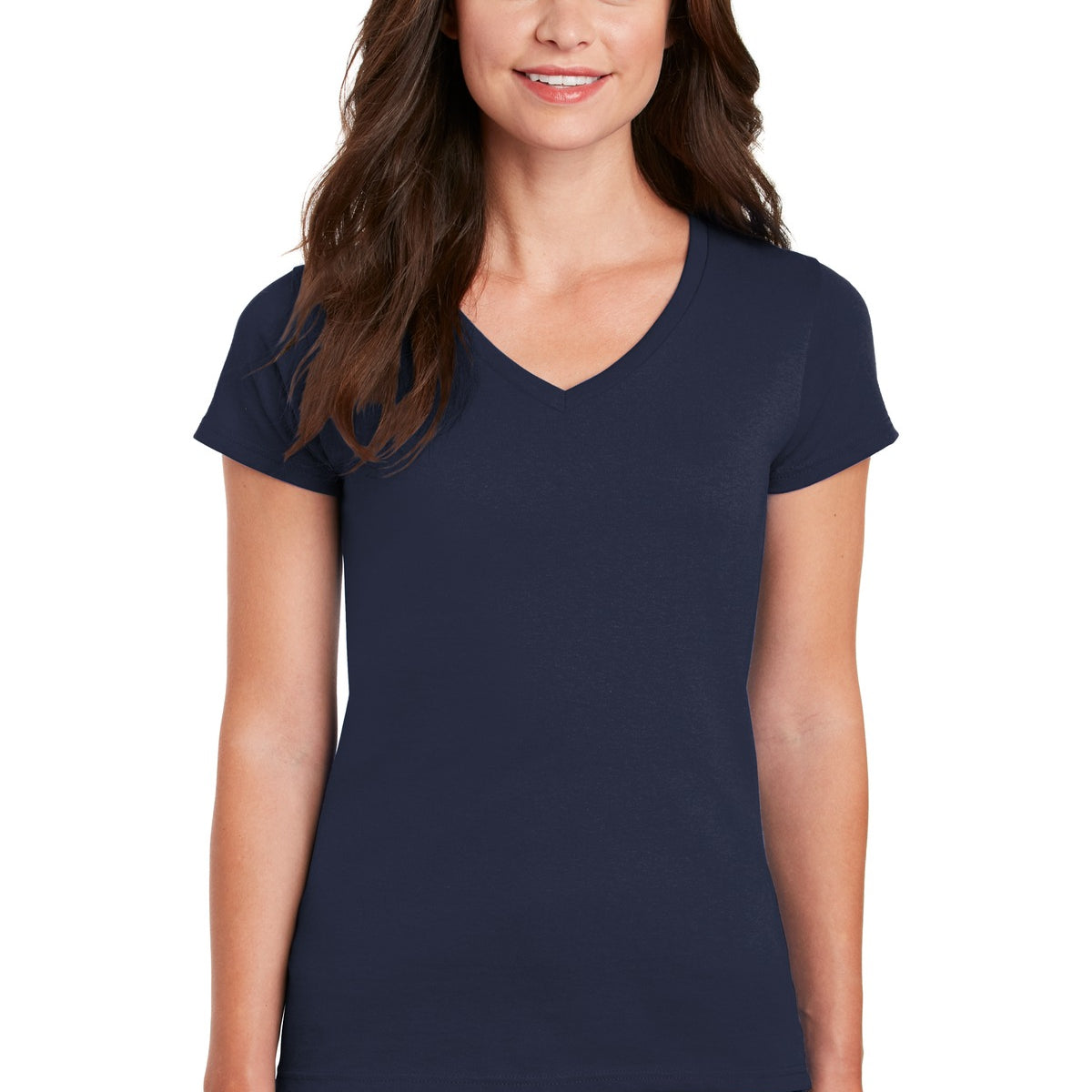 Gildan ®  Women's Heavy Cotton ™  100% Cotton V-Neck T-Shirt. 5V00L