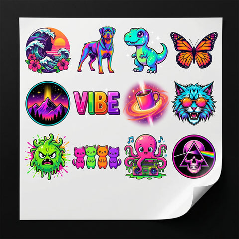 Fluorescent DTF Printing - Bold, Bright, and Stunning - DTF Virginia - Heat Transfer