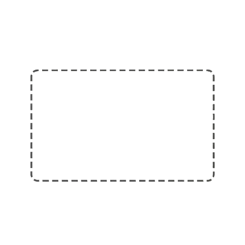 Placeholder image with a dashed rectangle on a light gray background