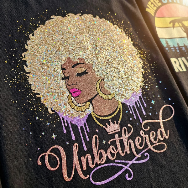 Custom Glitter DTF Transfer by Size - DTF Virginia - 