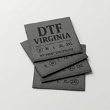 Custom Woven Labels ( UV - Printed ) - DTF Virginia - 