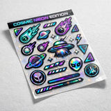 custom glitter dtf neon