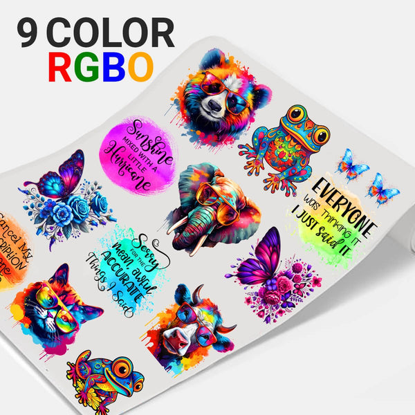 Ultra 9 Color ORGB DTF Transfers – Custom Apparel Printing - DTF Virginia - Heat Transfer