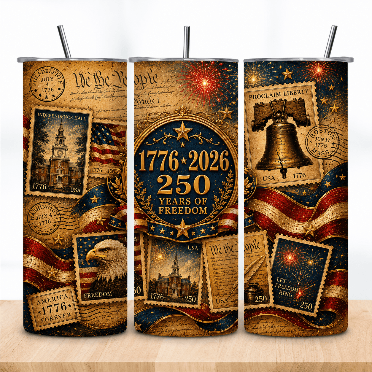 America's 250th Anniversary 20oz Tumbler - DTF Virginia -