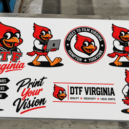 Custom Foam Board Signs & Cutouts Builder - DTF Virginia - Gang Sheet