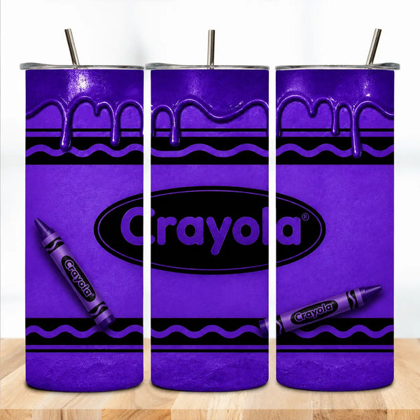 Crayola Purple Tumbler